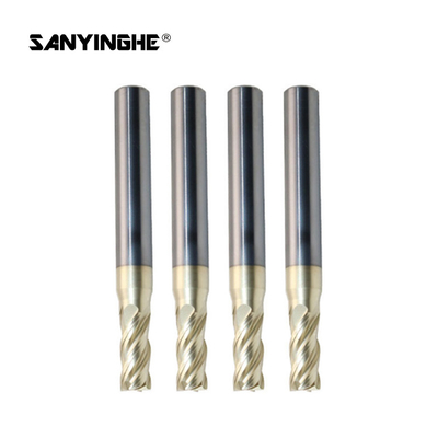 4 Flute Solid Carbide Flat End Mill CNC Milling Cutters